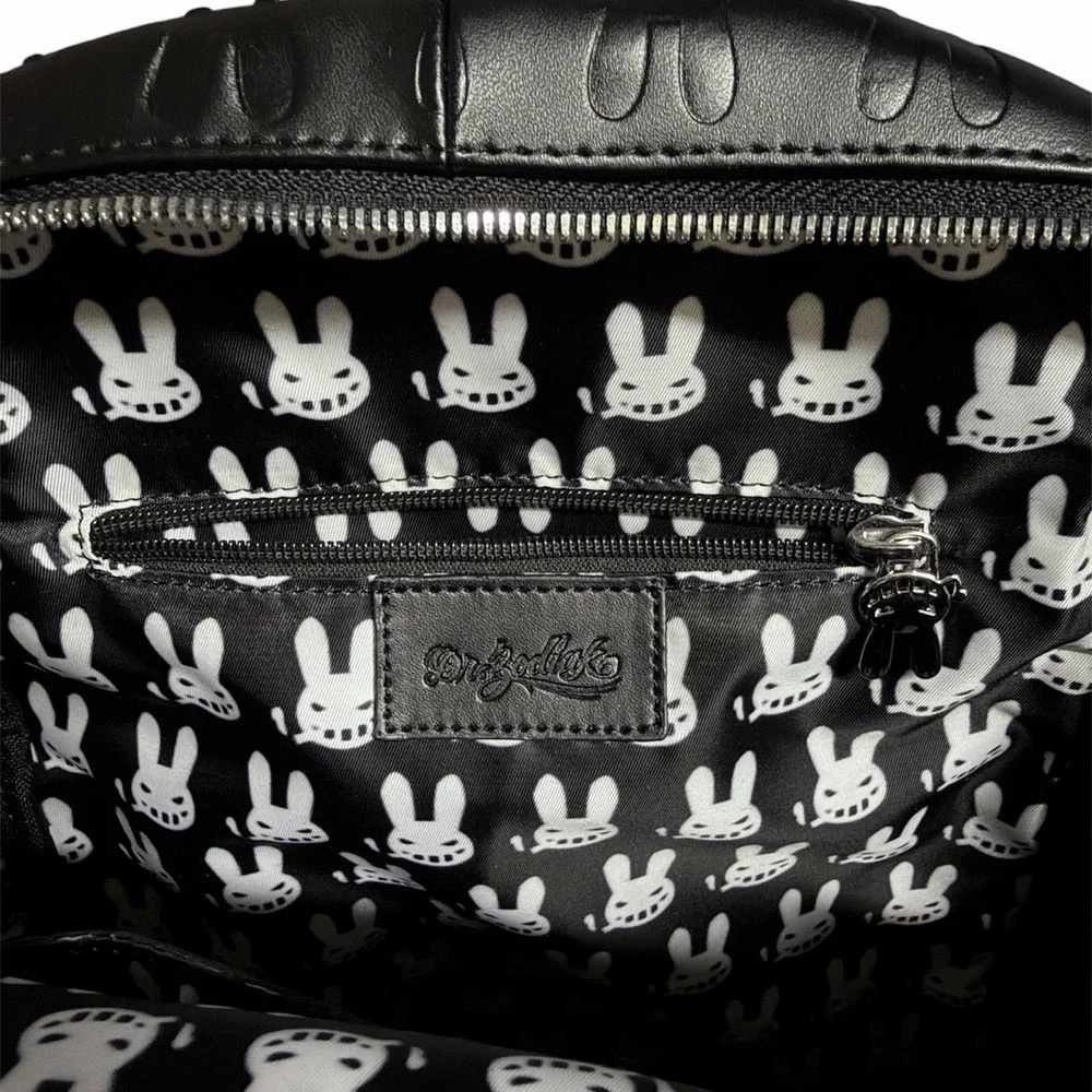Dr. Zodiak's Moonrock Leather Backpack Black‎ Limited Release Designer Bag READ